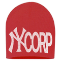RED NYCORP BEANIE