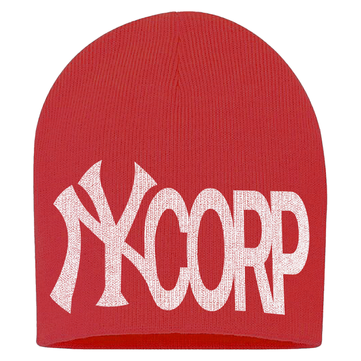 RED NYCORP BEANIE